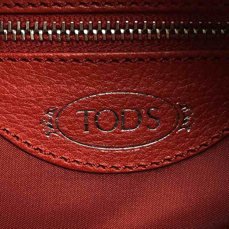 TOD'S / トッズ Gommini Leather Bag / 2way ゴンミーニ ショルダー付き レザー ハンドバッグ