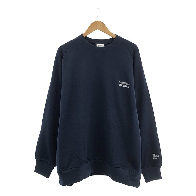 VIBTEX FOR FRESHSERVICE SWEAT CREW NECK PULLOVER / ロゴ スウェット