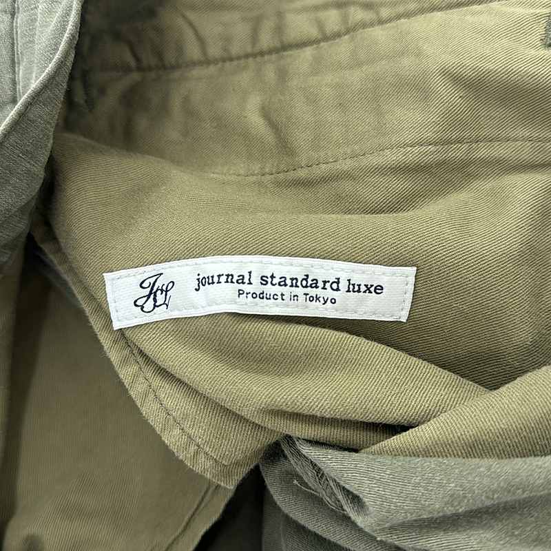 journal standard luxe / ジャーナルスタンダードラックス バックサテン ミリタリーパンツ
