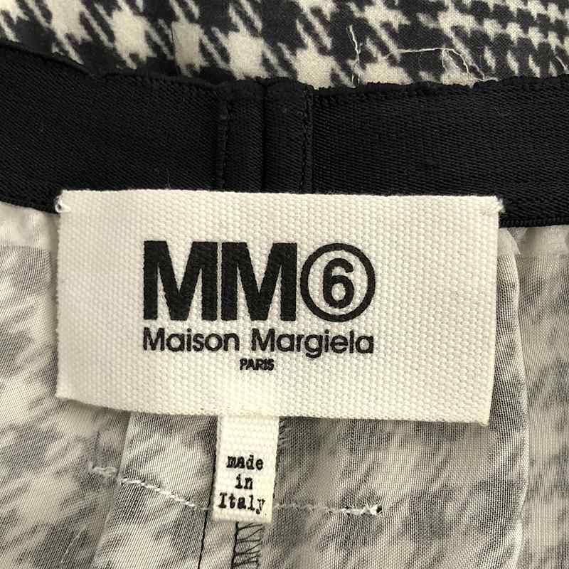 MM6 Maison Margiela / エムエムシックスメゾンマルジェラ グレンチェック ワイドパンツ