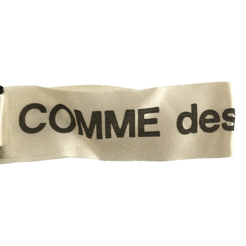 COMME des GARCONS / コムデギャルソン キュプラ 総柄 リボン装飾 立体 スリーブレス ワンピース