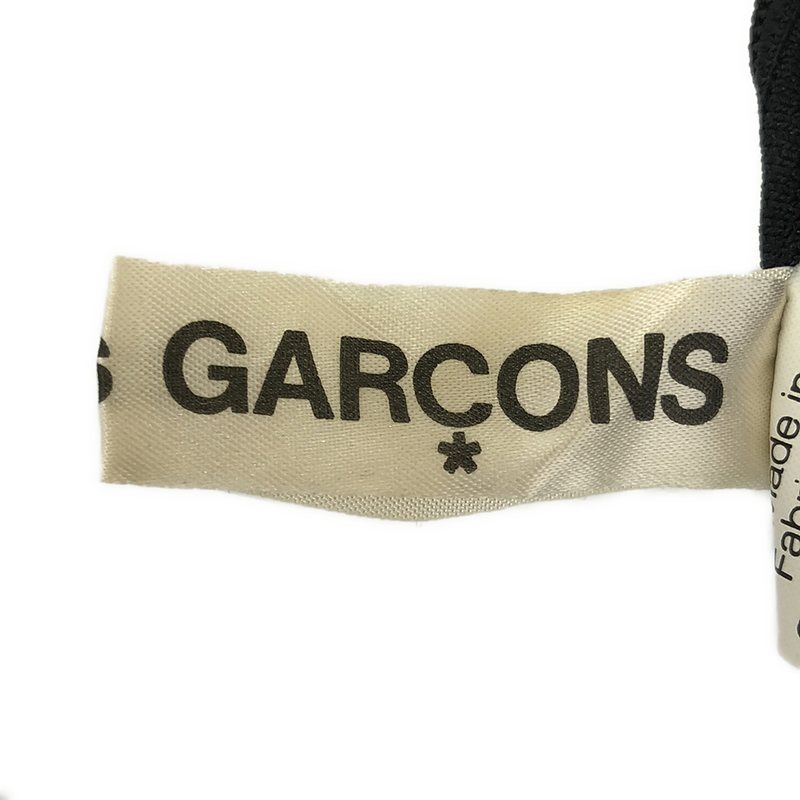 COMME des GARCONS / コムデギャルソン キュプラ 総柄 リボン装飾 立体 スリーブレス ワンピース