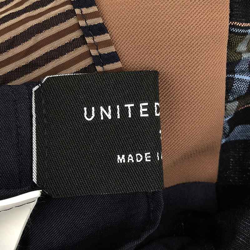 UNITED TOKYO / ユナイテッドトウキョウ パッチワーク ドッキングプルオーバー