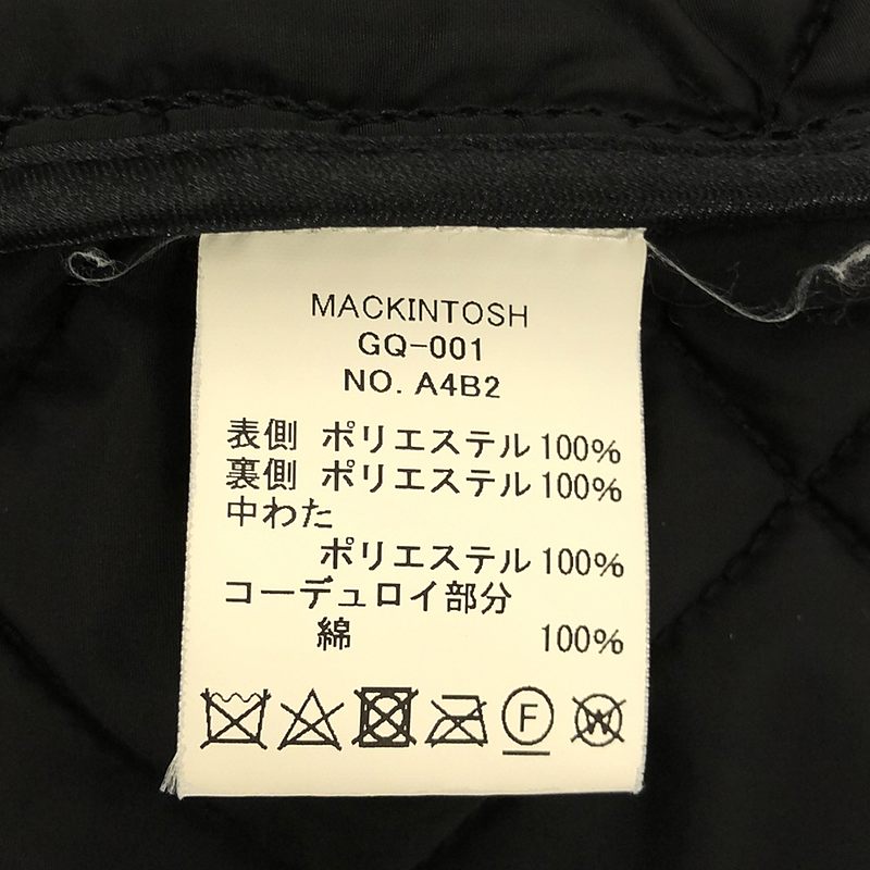 MACKINTOSH / マッキントッシュ コーディロイ切替 キルティング ジャケット