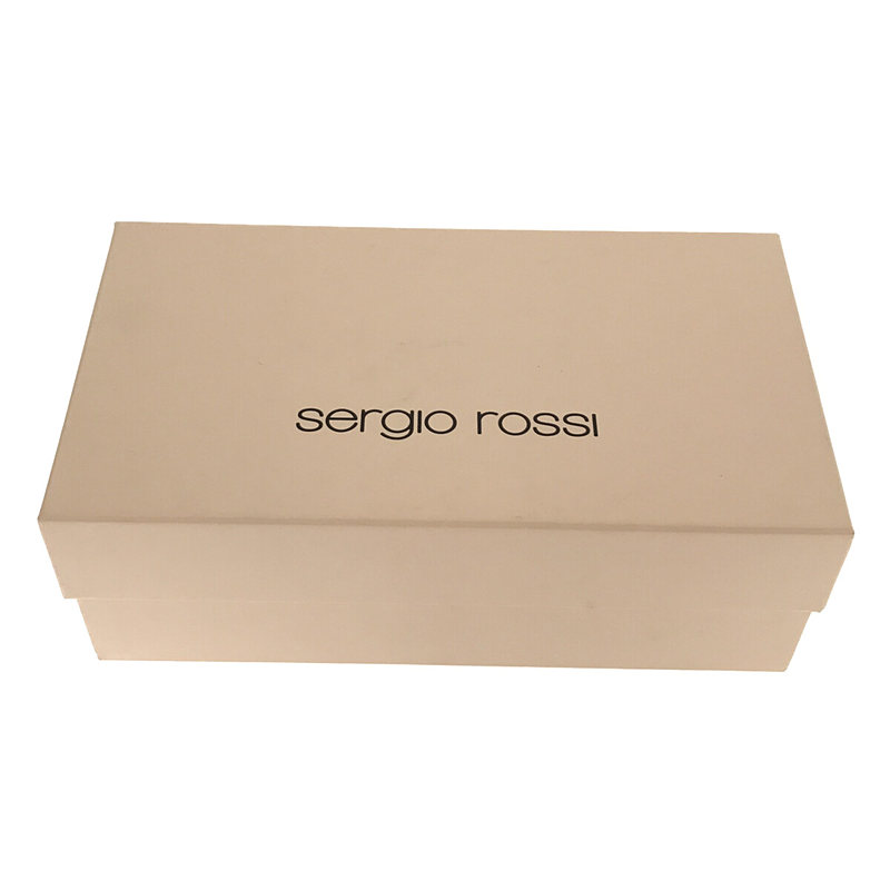sergio rossi / セルジオロッシ 43840 レザー ポインテッドトゥ ヒール パンプス 箱・保存袋付き