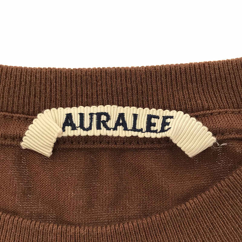 AURALEE / オーラリー LUSTER PLAITING LONG SLEEVE TEE ラスター プレーティング ロングスリーブ カットソー