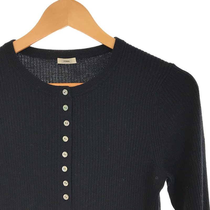 IENA / イエナ 2020AW 3x3リブヘンリーネックプルオーバー ニット