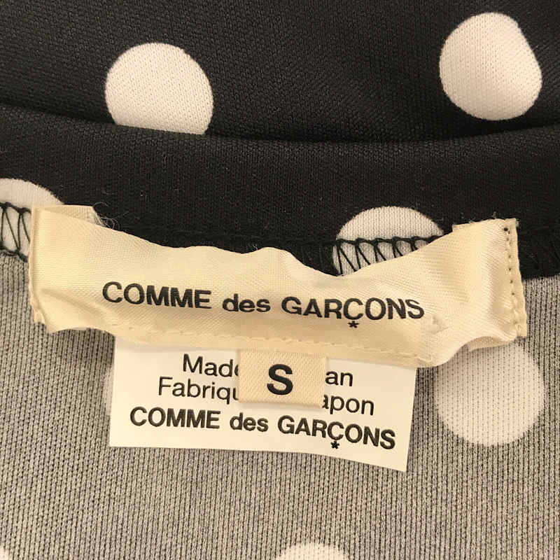 COMME des GARCONS 2021AW / AD2021 Landscape of Shadow モノクロームの世界 ドット カッティング バック 燕尾 スリット