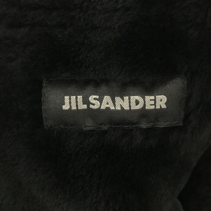 JIL SANDER / ジルサンダー イタリア製 スタンドネック ムートン レザー ジャケット