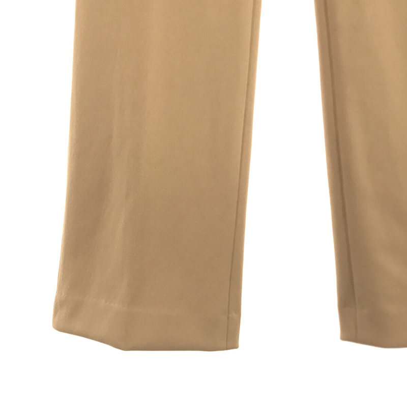 6(ROKU) / ロク JERSEY BOOT CUT PANTS ジャージブーツカットパンツ beige