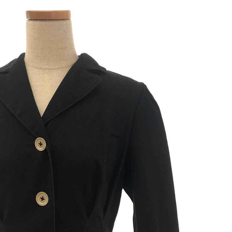 foufou / フーフー THE DRESS #17 open collar button one piece オープンカラー ゴールドボタン ドレス ワンピース