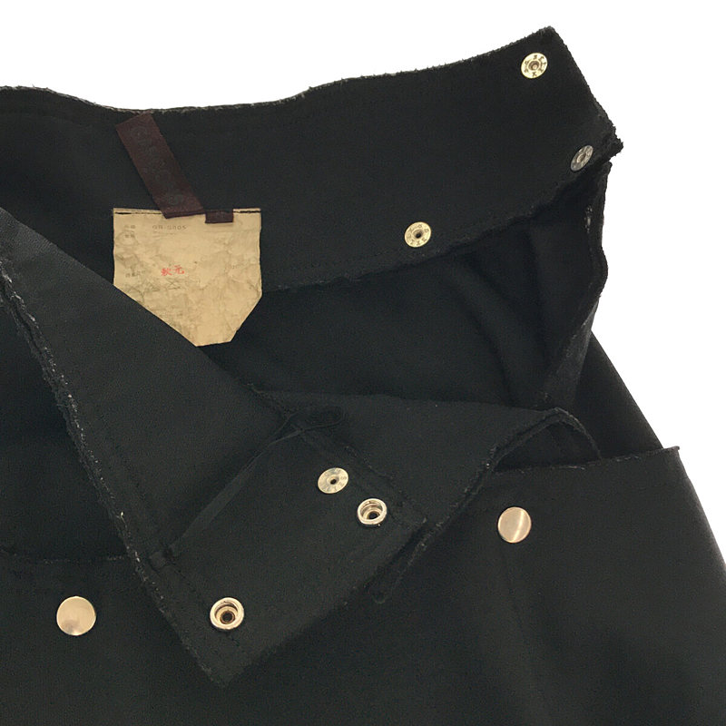 COMME des GARCONS 2016AW / AD2016 18th-Century Punk 18世紀のパンク ポリエステル 縮絨 スナップボタン カッティング