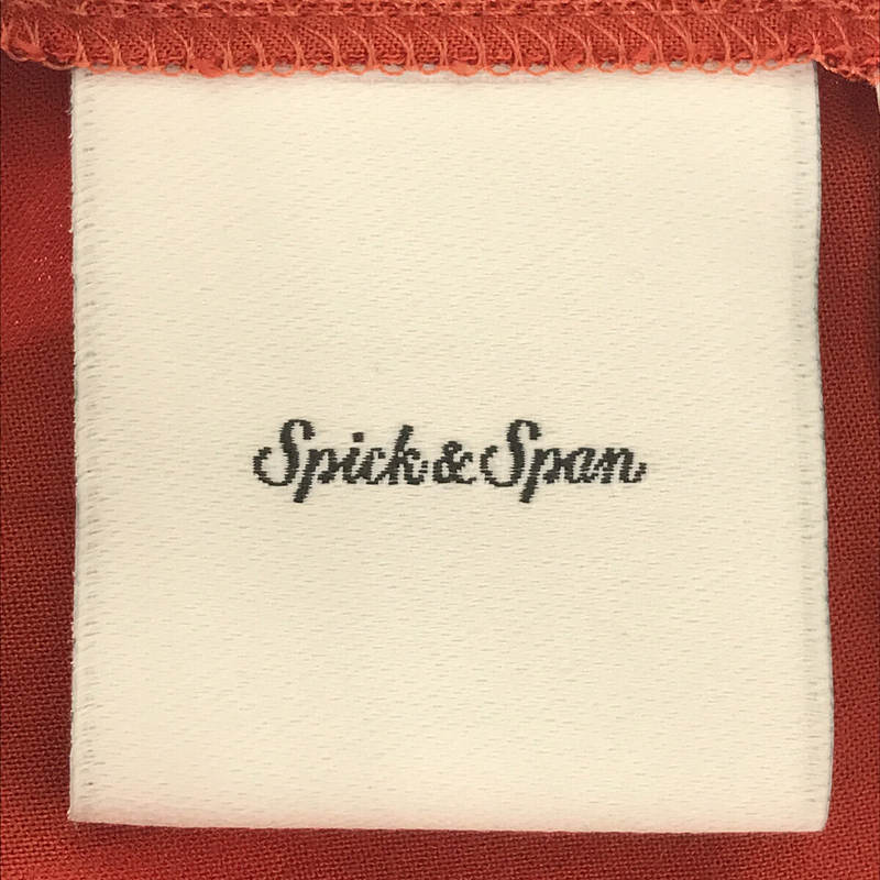 Spick and Span / スピックアンドスパン ロング フロントギャザーノースリーブブラウス