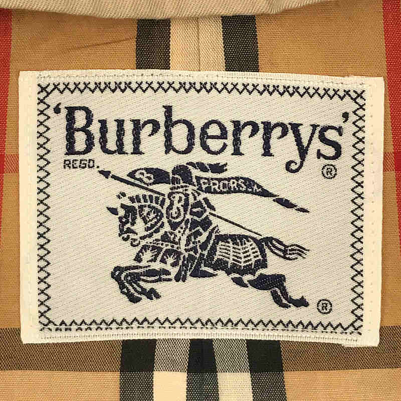 Burberrys / バーバリーズ 1990s～ Vintage ヴィンテージ 裏地 ノバチェック フライフロント シングル ステンカラー コート