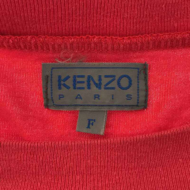 KENZO / ケンゾー 80s ～ VINTAGE ヴィンテージ コットン フラワー バック プリント Tシャツ