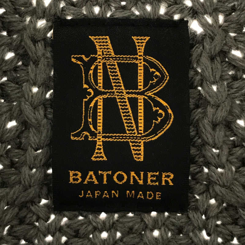 BATONER / バトナ― SIGNATURE CREWNECK シグネチャー クルーネック ニット セーター