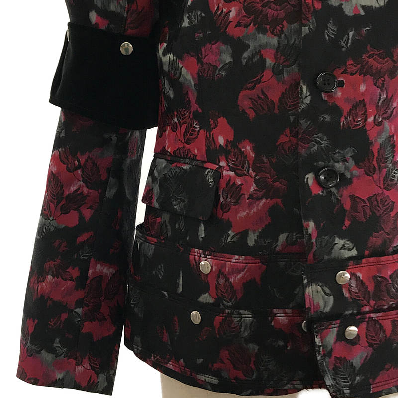 COMME des GARCONS 2016AW / AD2016 18th-Century Punk 18世紀のパンク 総刺繍 ポリエステル アシンメトリー 甲冑 鎧