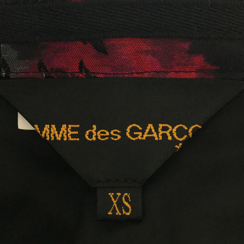 COMME des GARCONS 2016AW / AD2016 18th-Century Punk 18世紀のパンク 総刺繍 ポリエステル アシンメトリー 甲冑 鎧