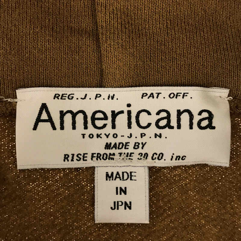 Deuxieme Classe / ドゥーズィエムクラス AMERICANA フードサイドZIPスウェットワンピース