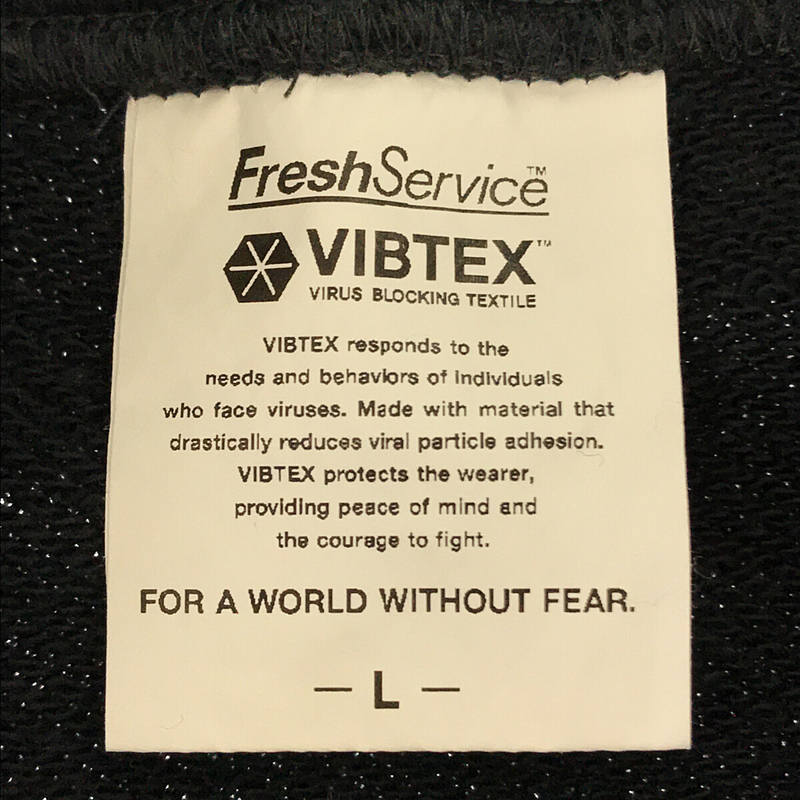FreshService / フレッシュサービス × VIBTEX / ビブテックス コラボ SWEAT PULL HOODIE 刺繍ロゴ スウェット プルオーバー パーカー フーディ