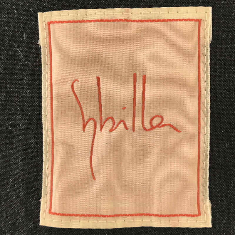SYBILLA / シビラ SILK シルク混 コットン サイドジップ ロング スカート