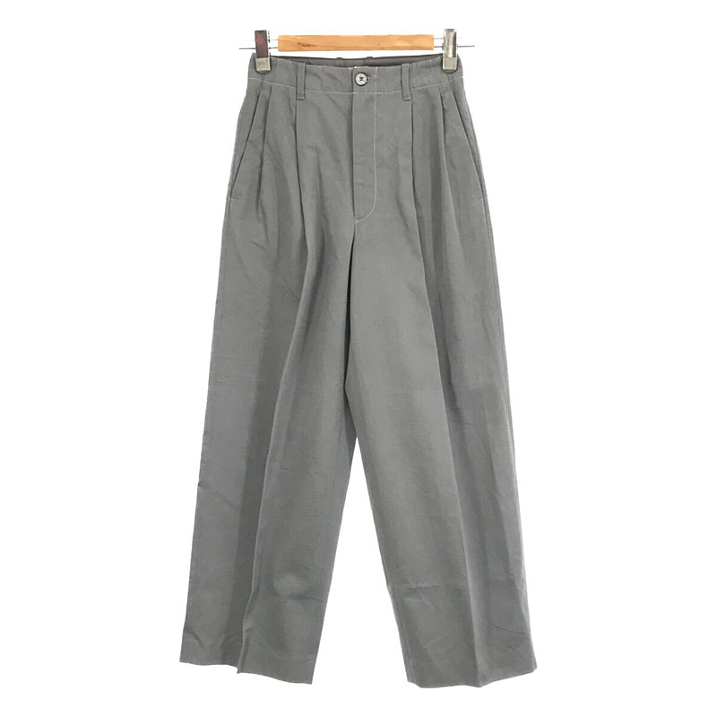 WASHED FINX LIGHT CHINO WIDE PANTS ウォッシュドフィンクスライト ワイド チノ パンツ