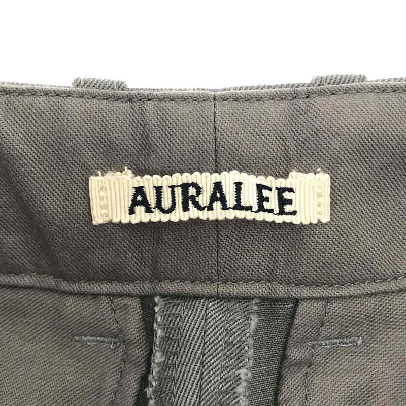 AURALEE / オーラリー WASHED FINX LIGHT CHINO WIDE PANTS ウォッシュドフィンクスライト ワイド チノ パンツ