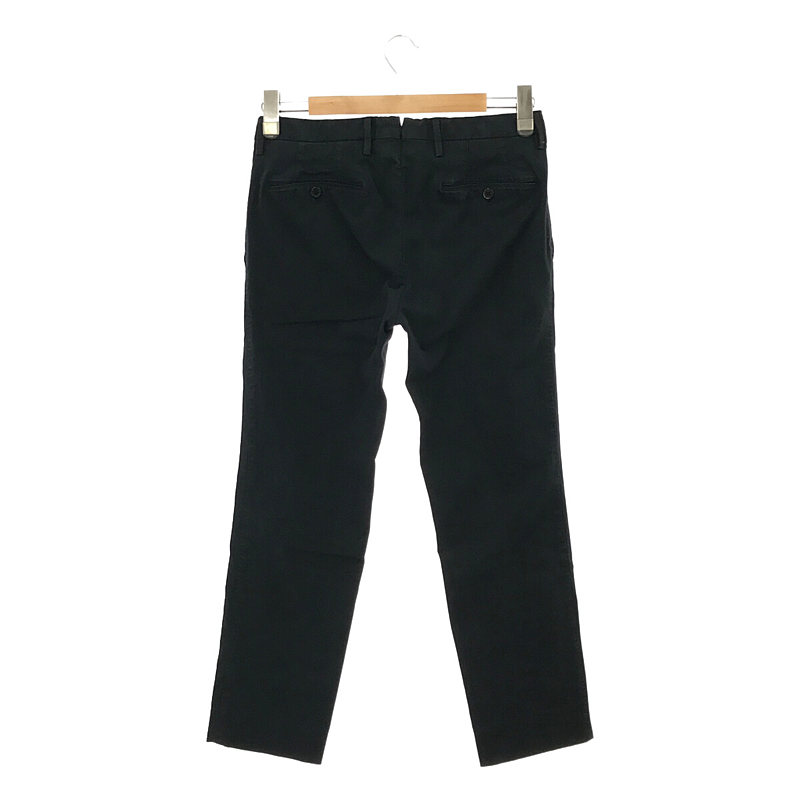 PT01 / ピーティーゼロウーノ SUPER SLIM FIT STRETCH 裏地 ジャガード 刺繍 切替 ストレッチ スラックス パンツ