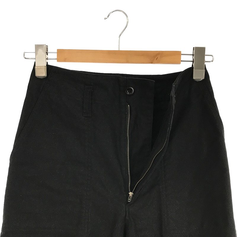 2022AW DENSE COTTON DRILL PANTS WOMENS バックシンチ コットン チノ