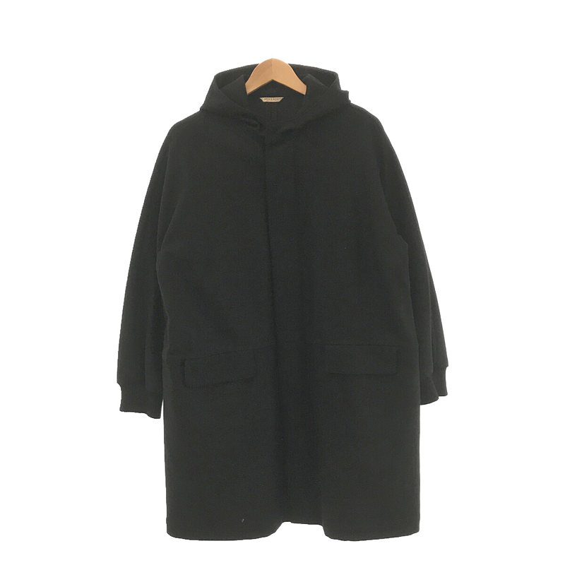 Simple Mods Balloon Coat ウール モッズ バルーン フーデッド ロング コート