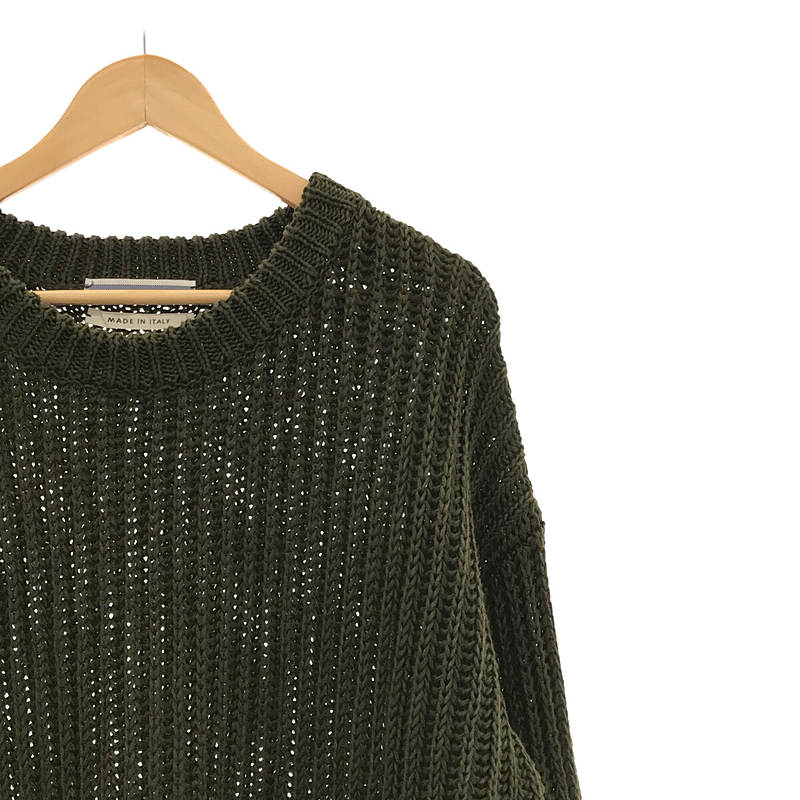 Cristaseya / クリスタセヤ linen ribbed 3yarns sweater リネンローゲージニット