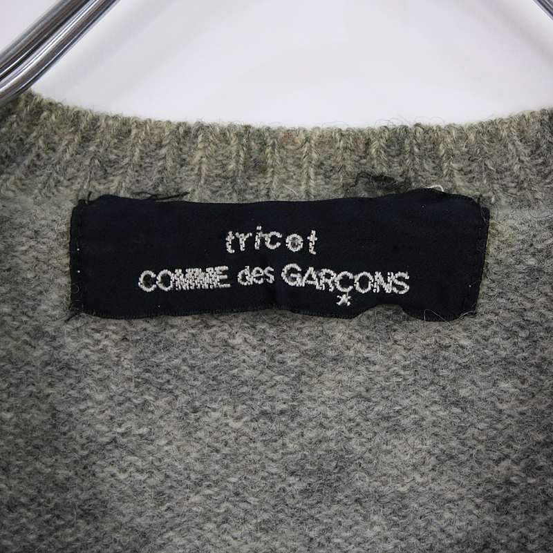 tricot COMME des GARCONS / トリココムデギャルソン ウールVネックニットセーター