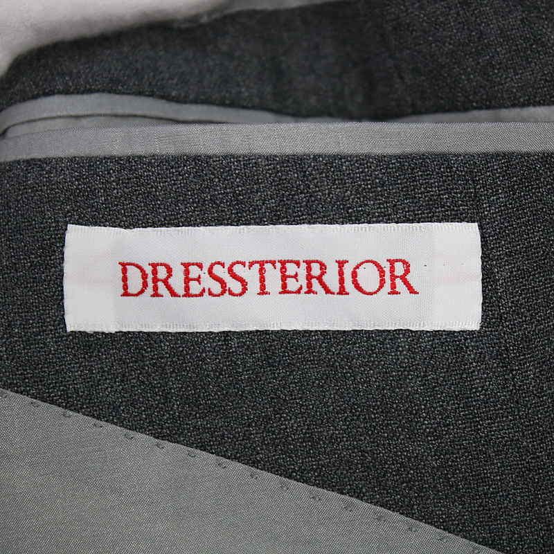 DRESSTERIOR / ドレステリア ウール段返り3Bテーラードジャケット