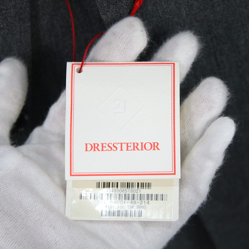 DRESSTERIOR / ドレステリア ウール段返り3Bテーラードジャケット
