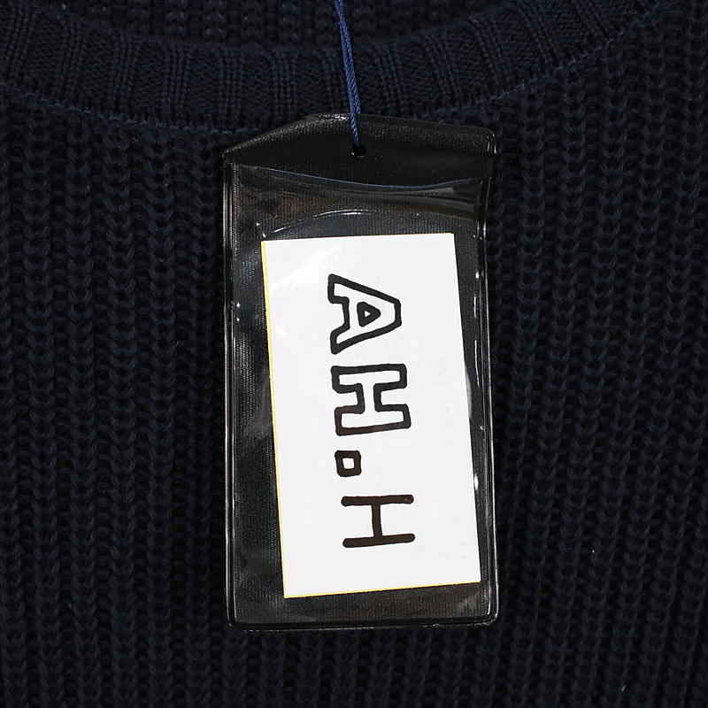 A.H AKIO HASEGAWA / エーエイチ AH SWEATER 002 アメリカン・シーアイランドコットンビッグセーター