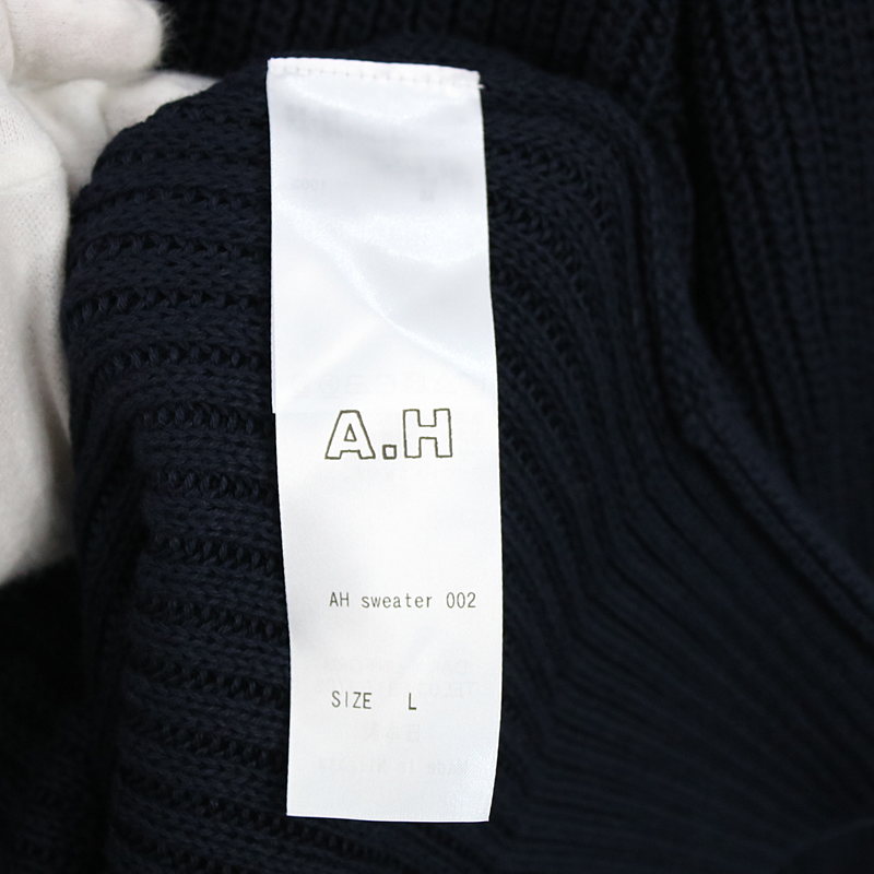 AH.H A.H SWEATER 002 シーアイランド コットン セーター