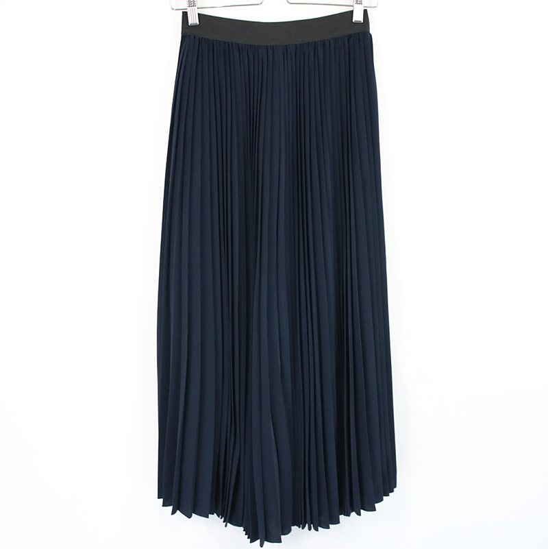 Lisiere L'Appartement / リジエール アパルトモン Pleats Skirt プリーツスカート navy