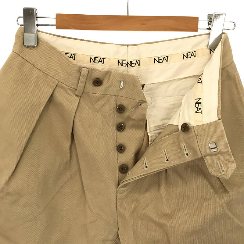 NEAT / ニート Loose Chino Standard pants コットン 2タック ルーズ チノ スタンダード パンツ