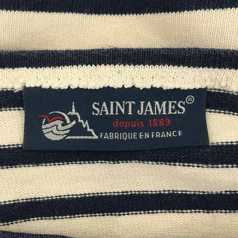 SAINT JAMES / セントジェームス OUESSANT ”ELBOW PATCH” ウエッソン エルボーパッチ ボーダー バスクシャツ