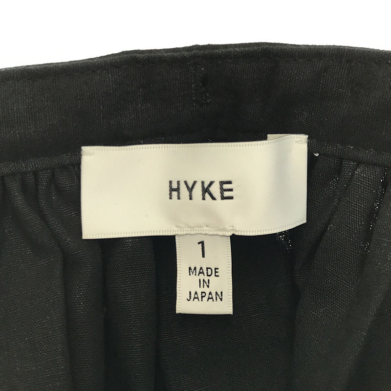 HYKE / ハイク T/C GATHERED DRESS コットンポリエステル ギャザーワンピース