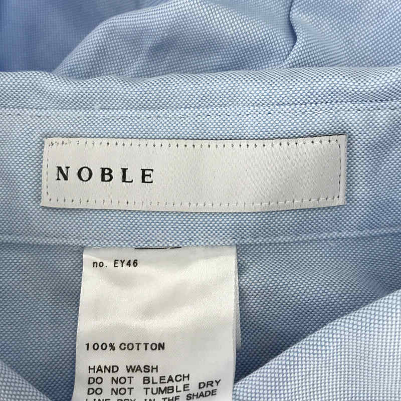 NOBLE / ノーブル ボリュームハーフスリーブシャツ