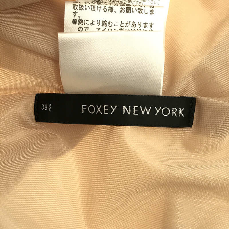 FOXEY NEW YORK / フォクシーニューヨーク カラーグレシャス ドレス ワンピース バックジップ