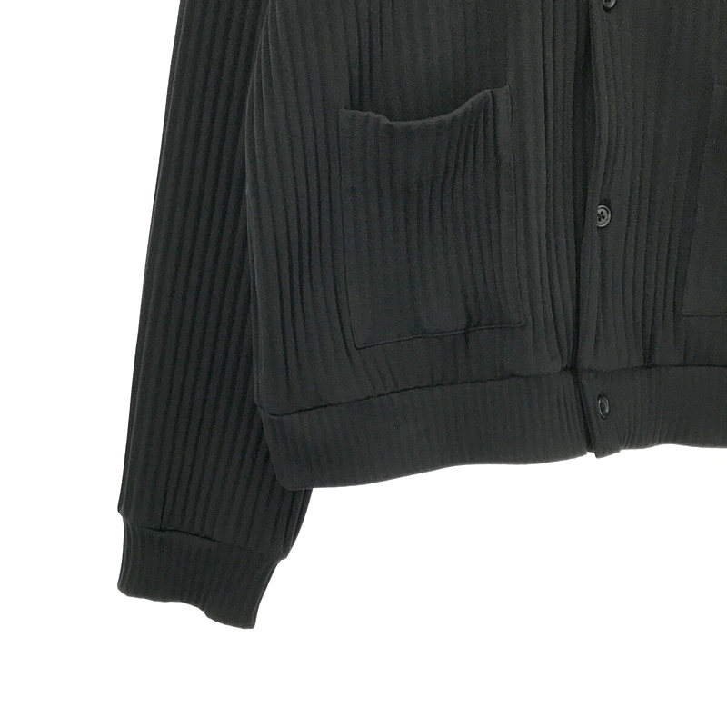 stein / シュタイン PLEATED KNIT CARDIGAN プリーツ ラウンドネック カーディガン ブルゾン ユニセックス ST.244