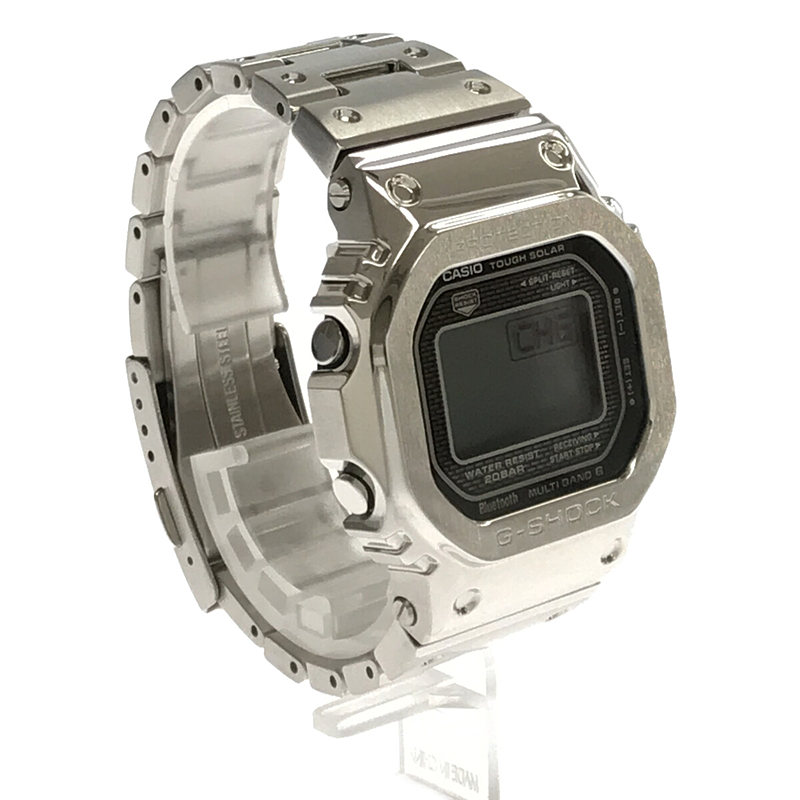 CASIO / カシオ G-SHOCK ジーショック GMW-B5000D-1JF 電波ソーラーウォッチ Bluetooth対応 フルメタル オールシルバー