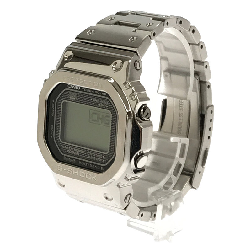 CASIO / カシオ G-SHOCK ジーショック GMW-B5000D-1JF 電波ソーラーウォッチ Bluetooth対応 フルメタル オールシルバー