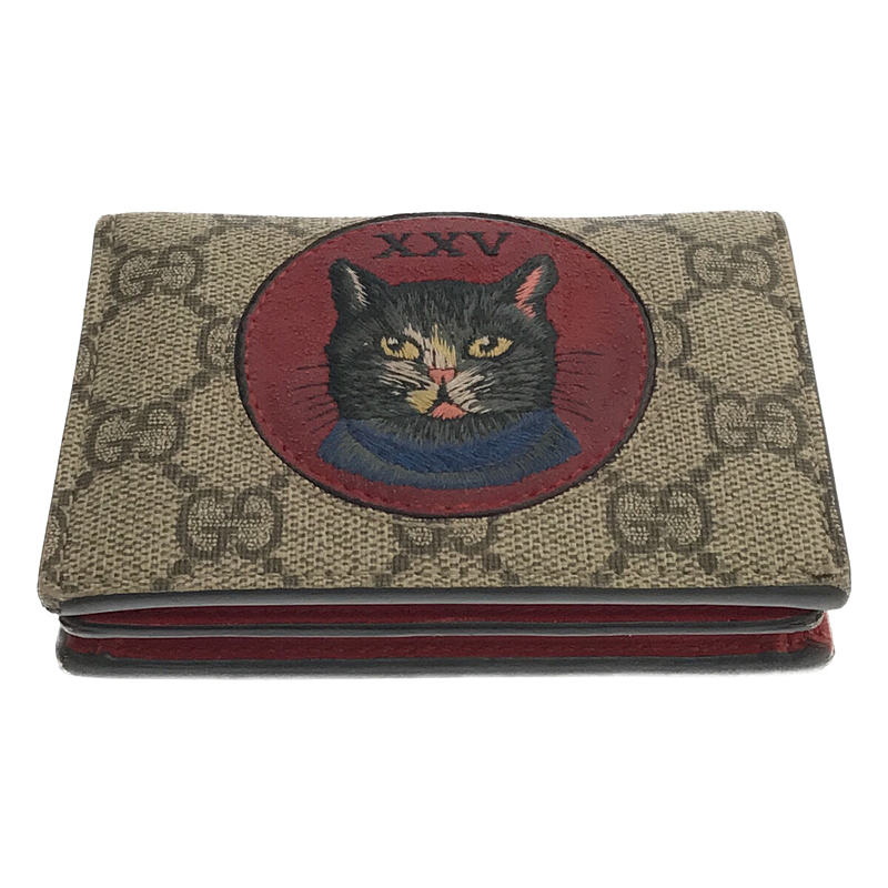 GUCCI 折り財布 猫 - 折り財布