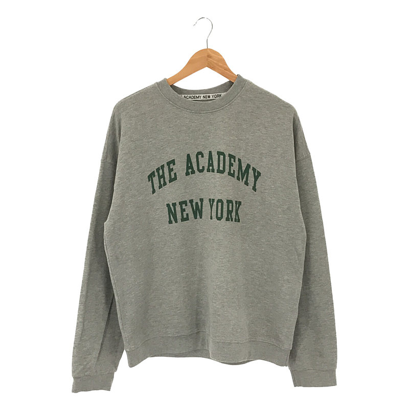 【THE ACADEMY NEWYORK/ザ アカデミー ニューヨーク】 CREW NECK スウェットGRY