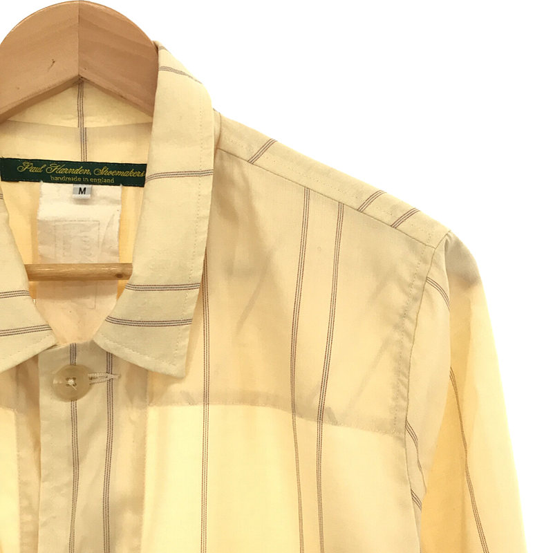 Paul Harnden / ポールハーデン M.Worker Shirt ストライプ ウール ワーカーシャツ