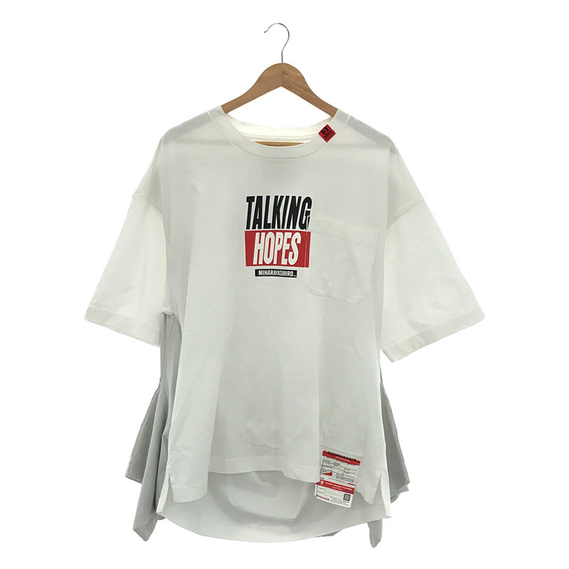 MIHARA YASUHIRO シャツ ドッキング Tシャツ