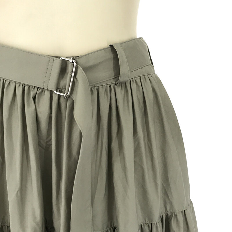 foufou / フーフー super tiered skirt スーパーティアードスカート ベルト付き
